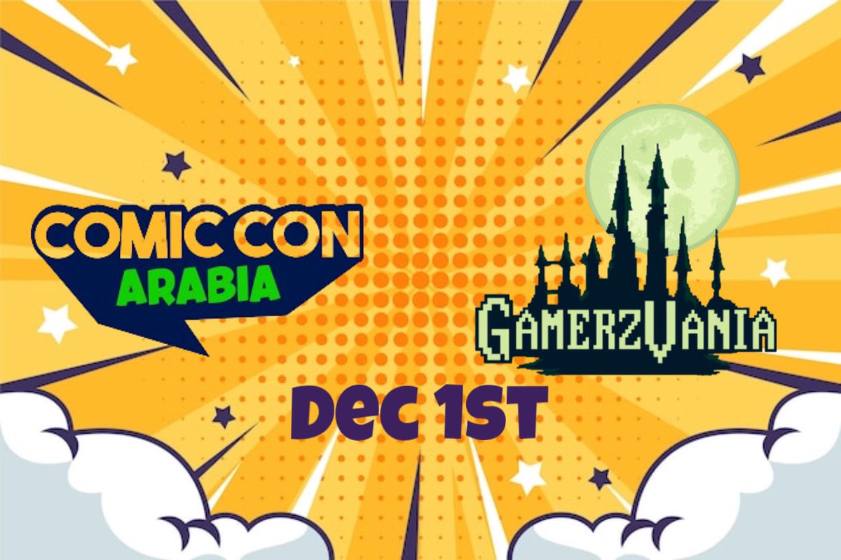 Gamerzvania's tweet photo. يوم الجمعة 1 ديسمبر
بنتواجد في كوميك كون
و الفرع بينقفل
خلونا نشوفكم هناك و نستمتع كلنا بالحدث الرائع.
#جدة #كوميك_كون
=====
On Friday, December 1st
We will be at Comic Con
And the branch will be closed
Let’s see you there and enjoy this wonderful event.
#Jeddah #Comic_Con https://t.co/QYNXpm90ky