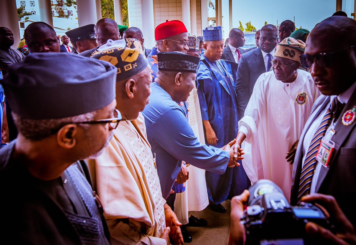 SGFAkume's tweet image. Earlier today i joined Mr President @officialABAT at the @nassnigeria as he  presented the 2024 Appropriation Bill of N27.5 trillion before a joint session of the @NGRSenate  and the @HouseNGR  tagged the “Budget of Renewed Hope