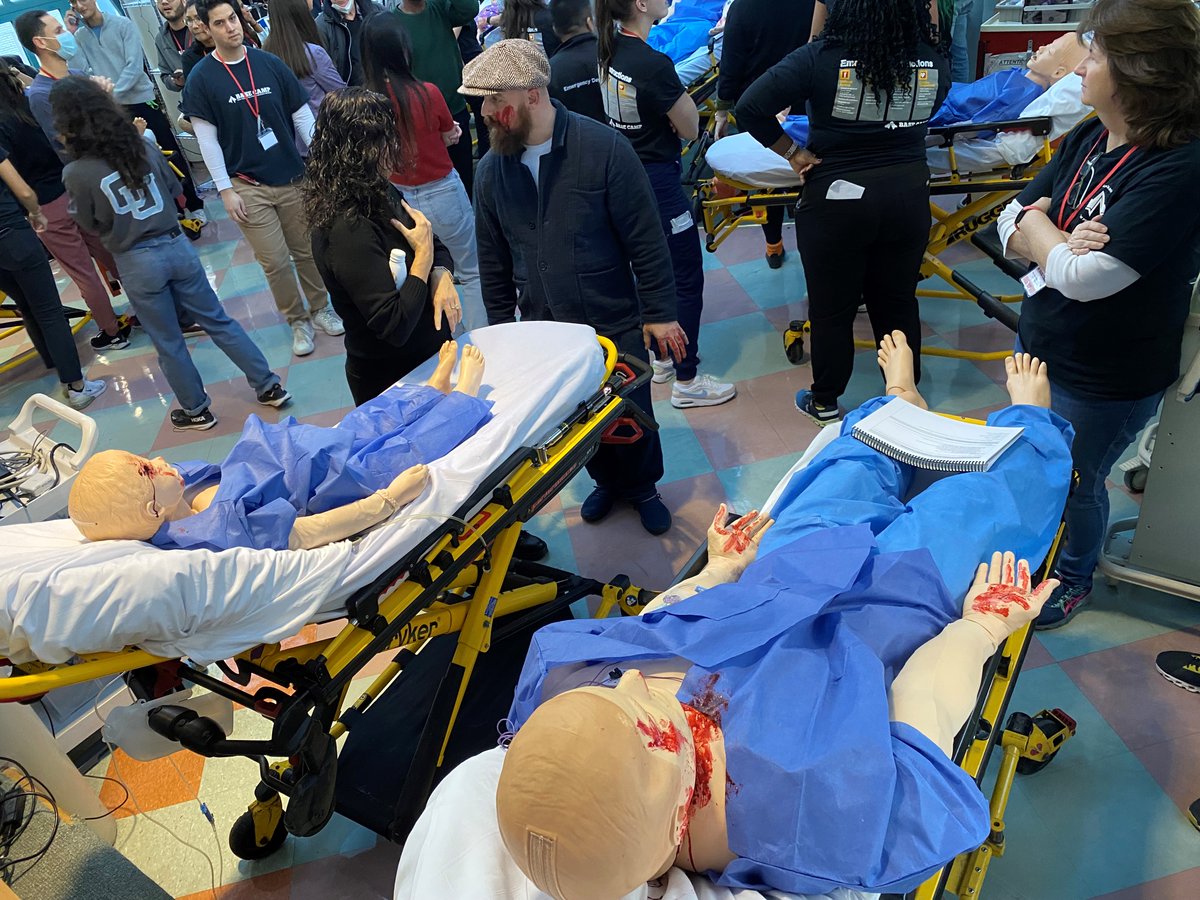 PEMatCHOP's tweet image. Our #simulation faculty and first year #PEM fellows joined PEM, trauma, critical care and anesthesiology faculty from the region and fellows, nurses, and child life specialists from across the nation at @PEMBASEcamp, an immersive sim-based bootcamp at @WeillCornell. #BASECamp2023