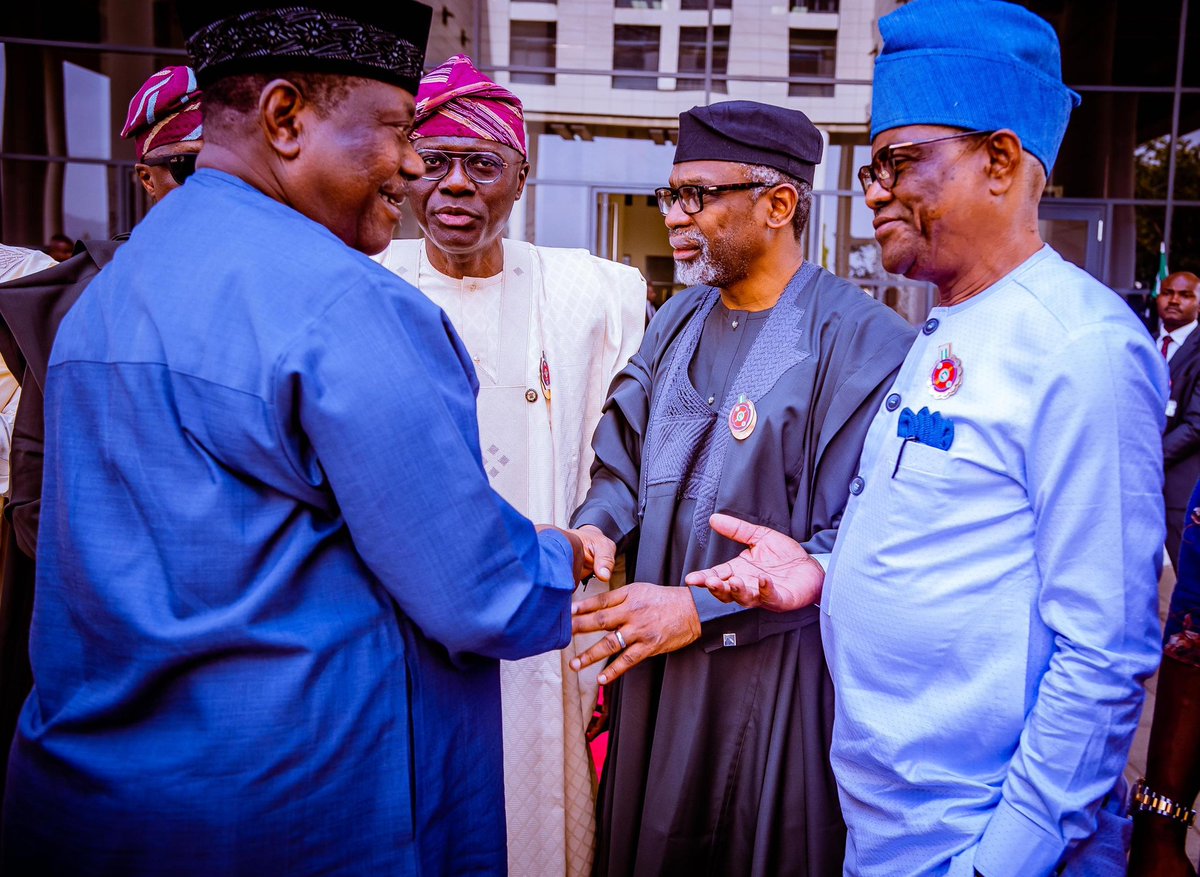 SGFAkume's tweet image. Earlier today i joined Mr President @officialABAT at the @nassnigeria as he  presented the 2024 Appropriation Bill of N27.5 trillion before a joint session of the @NGRSenate  and the @HouseNGR  tagged the “Budget of Renewed Hope