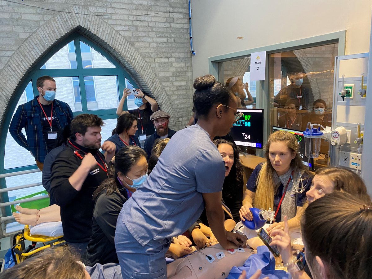 PEMatCHOP's tweet image. We are so proud to have watched all fellows, and especially our own, take their leadership, procedural, and resuscitation skills to the next level as they led interprofessional teams in the care of simulated pediatric emergencies. #MedicalSimulation #BASECamp2023