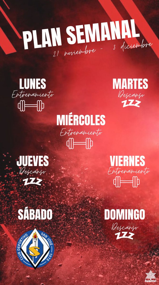 ♀️REGIONAL FEMENINO
     LIGA GONALPI

Este es nuestro plan semanal para  este fin de semana. 
El sabado jugamos contra el Líder de la categoría CD San Jose
#SANPIOXSORIA⚽️

#SanPioFem♥️
#FutFem♀️
#Temporada23⚽️