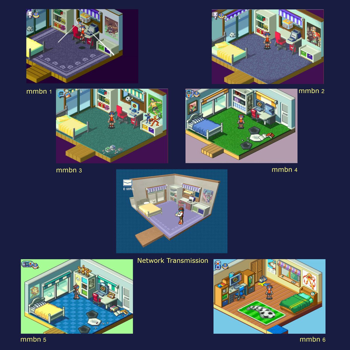FazloZX's tweet image. Which one of Lan's room in MMBN is your favorite?

#MegaMan #BattleNetwork