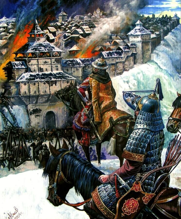 6 Dec 1240: The #Mongols led by Batu #Khan take #Kiev, which was defended by Daniel of #Galicia and Voivode #Dmytro, after a siege that began on November 28. #history #AsianHistory #OTD #ad amzn.to/36KBGMn