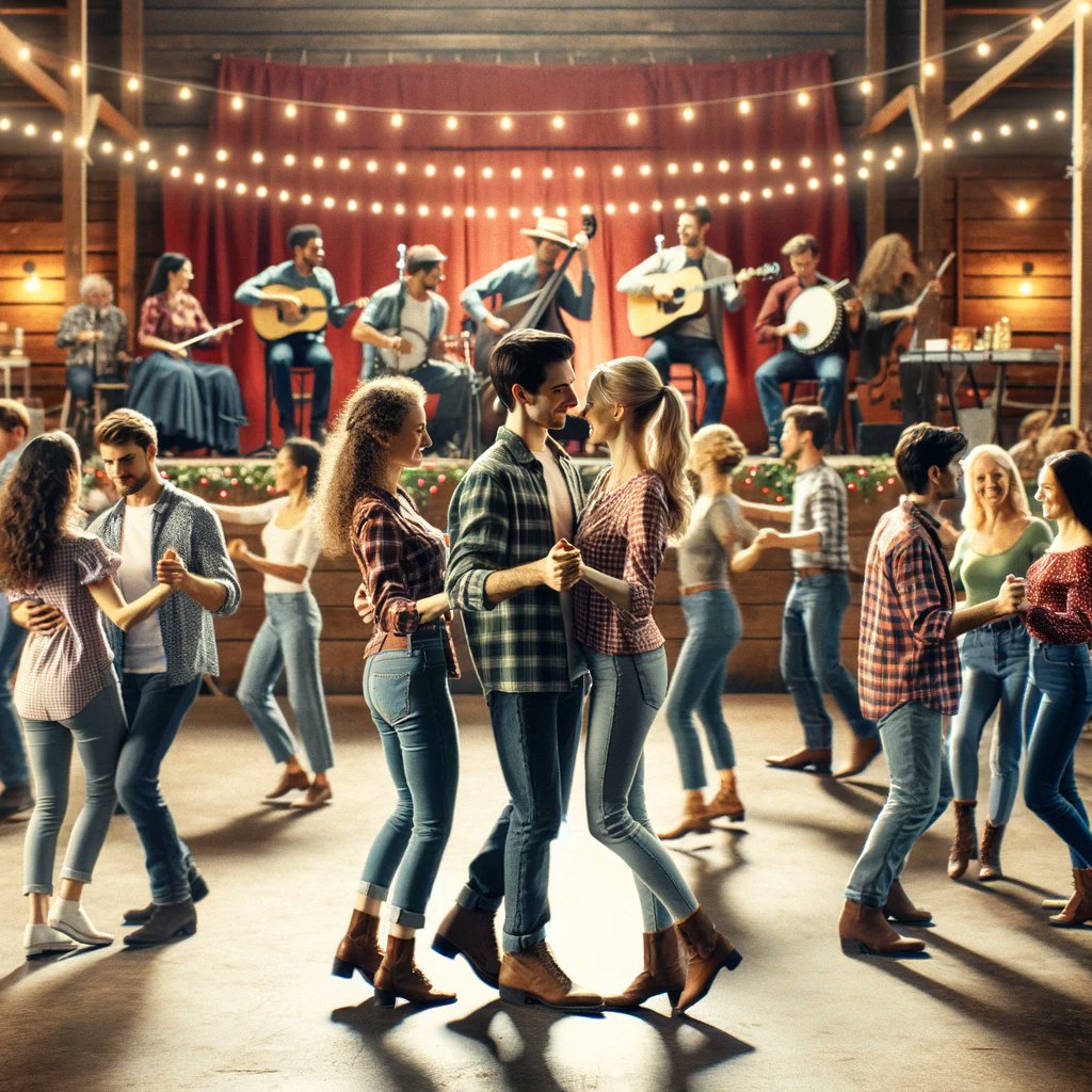 AironicObserver's tweet image. Grab your partner for National Square Dancing Day! 🕺💃 Celebrate this lively tradition with fiddles and fun. Do-si-do your way to joy and laughter with friends. #NationalSquareDancingDay