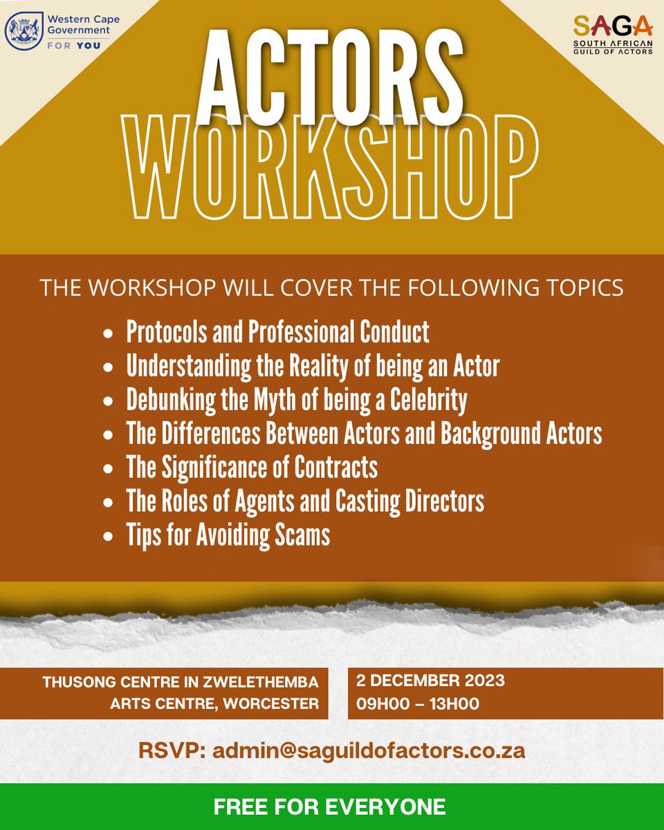 Aspiring actors or students, come join us this Saturday, for an exciting workshop in Worcester✨ Whether you’re still finding your footing in the industry or looking to expand your skills, this is perfect for you🎭 Don’t forget to RSVP #sagaworkshop #saguildofactors #actors