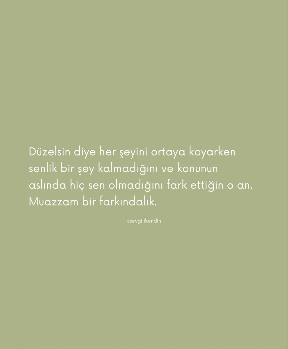 Sevgili kendim, (@sevgilikendin) on Twitter photo 