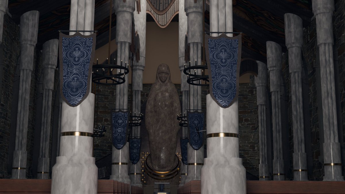 AngryapemanTTV's tweet image. This is a image of a larger 3d Scene Cathederal in Waeldestone #waeldestone, #SmartArt