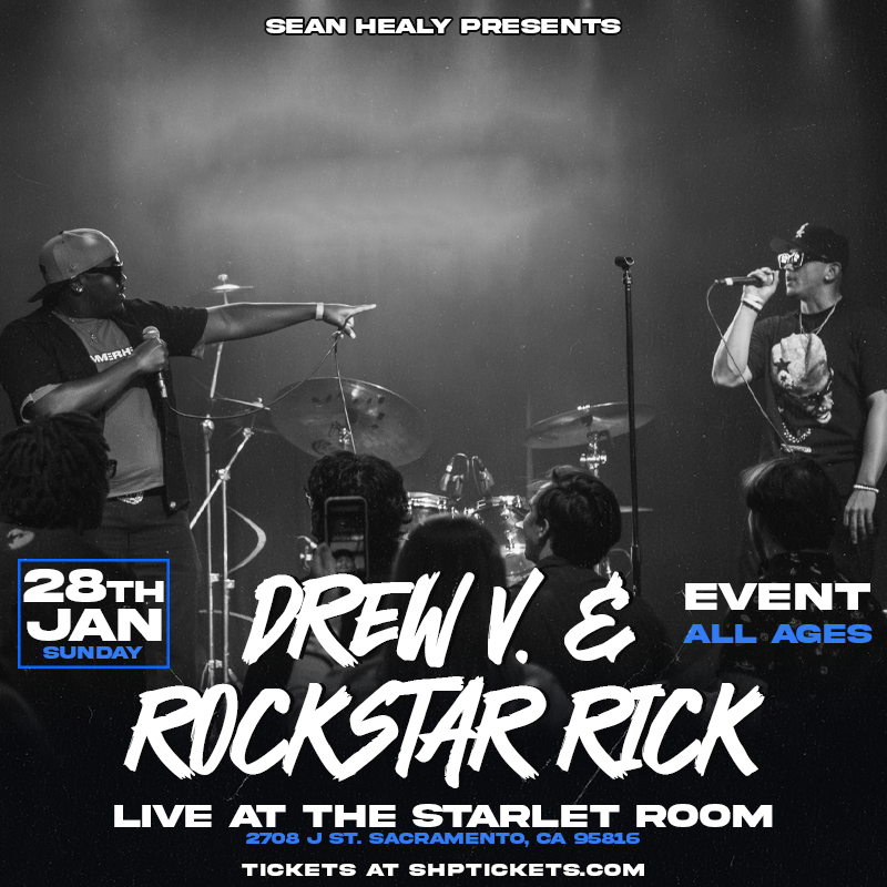 WeBookBands's tweet image. JUST ANNOUNCED! @drew_pooh &amp;amp; @itsderrick99 will be LIVE in #Sacramento at @thestarletroom January 28th 🔥! 

🎟️’s ON SALE FRIDAY