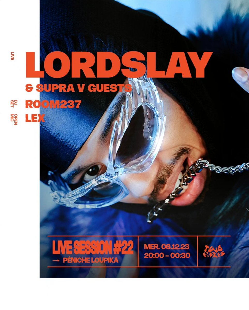 2rivers_lyon's tweet photo. -> Idée de date : venir le mercredi 6 décembre à la péniche Loupika profiter d'un show 100% turn up &amp; mélodie 🏄

Avec @lordslayoff et les guests de Supra V 

@room237__ vont évidemment retourner ça au DJ set

Et comme toujours, un open mic pour terminer en beauté 🎤

Prix libre https://t.co/7vcEp3H0Bf