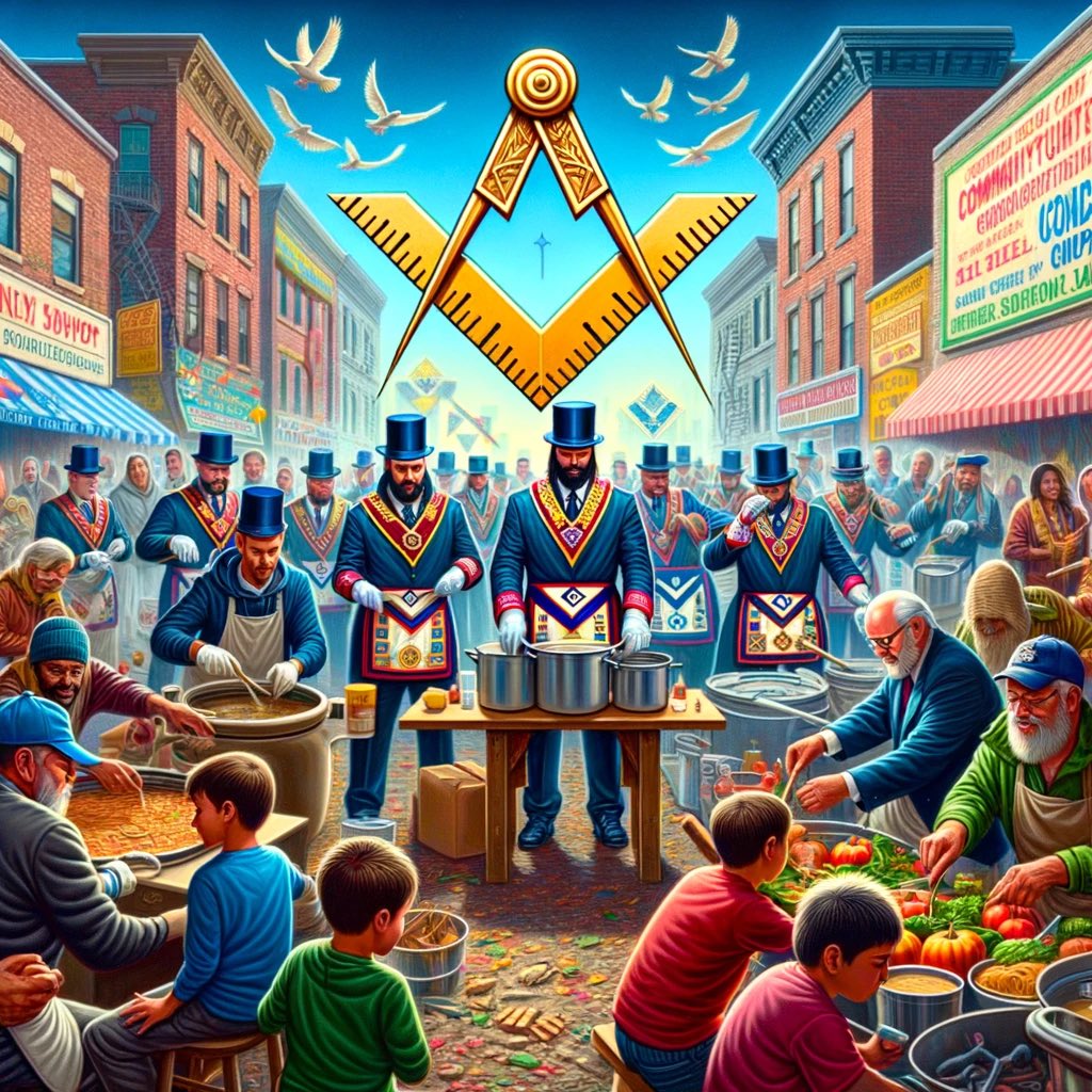 TheSquareMag's tweet photo. "In the heart of every community, Freemasonry thrives on support and unity. From local charity events to global initiatives, we are here to uplift, aid, and inspire.
Together, we can build a stronger, more compassionate world. 🌍🤝 #FreemasonryInAction #CommunitySupport #charity https://t.co/PGLcK5B2yK