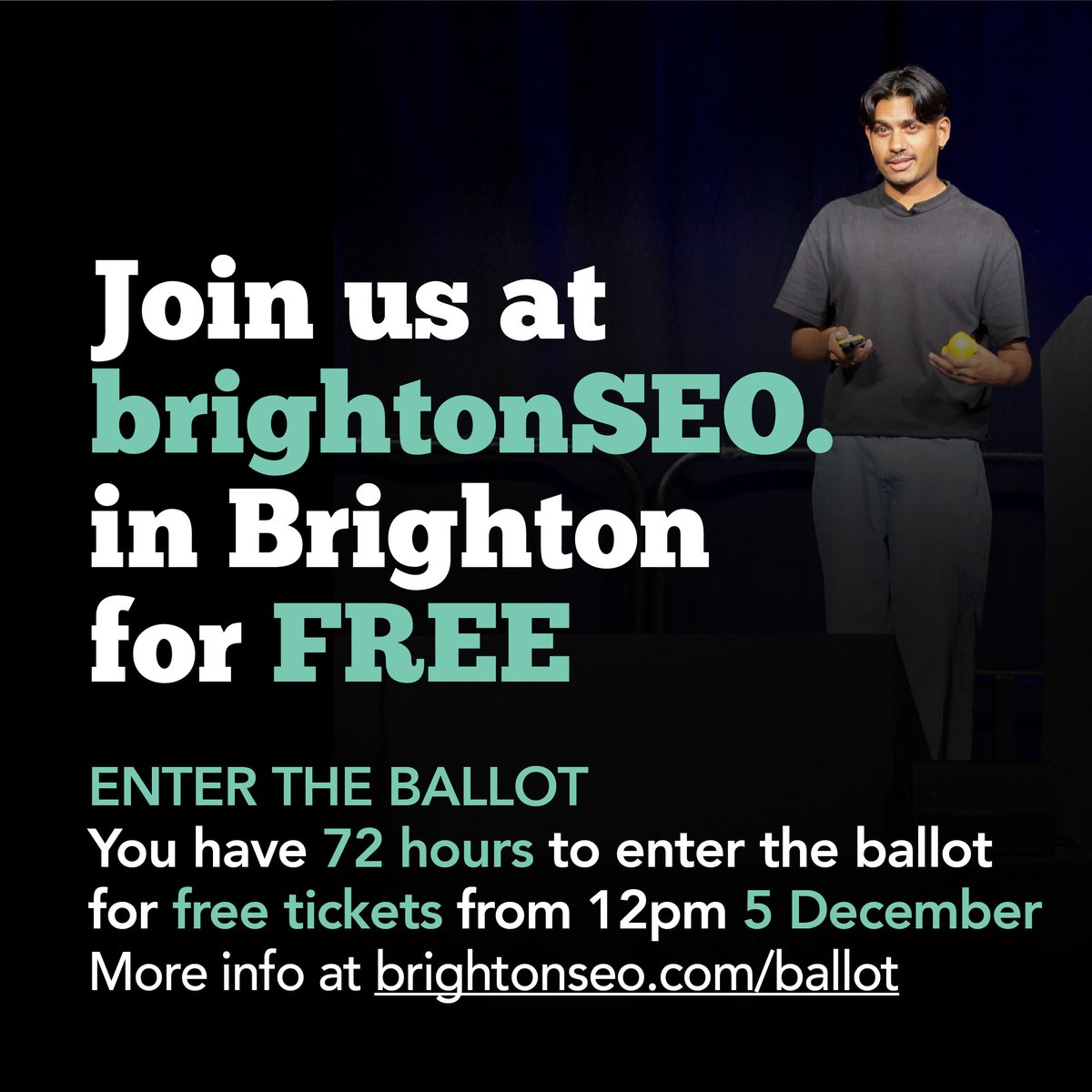 brightonSEO tweet media
