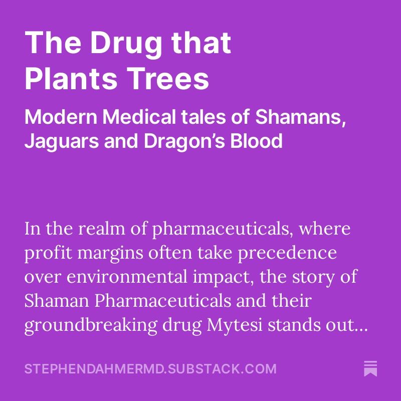The drug that plants trees. Need I say more?

stephendahmermd.substack.com/p/the-drug-tha…