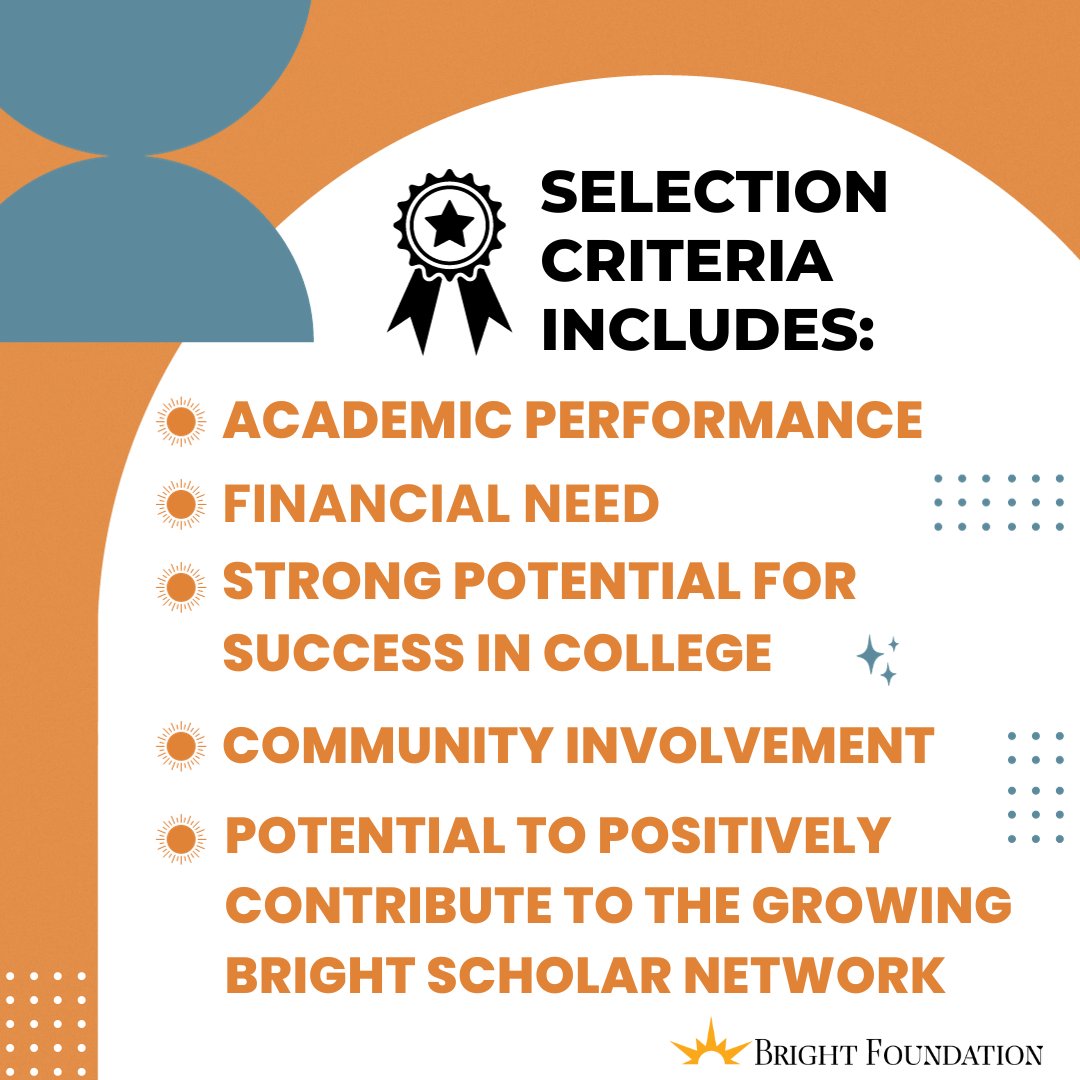 Bright Foundation (@brightiowa) on Twitter photo Hey <a href="/DMschools/">DM Public Schools</a> seniors! The 2024 Lois Dale Bright Scholarship application opens now through your school's counseling office☀️ Application is due by Feb 9th. Award amount varies by student, current average is $15,000 per year for 4 years.
-
#brightscholarsia #dmps #investwisely Hey <a href="/DMschools/">DM Public Schools</a> seniors! The 2024 Lois Dale Bright Scholarship application opens now through your school's counseling office☀️ Application is due by Feb 9th. Award amount varies by student, current average is $15,000 per year for 4 years.
-
#brightscholarsia #dmps #investwisely