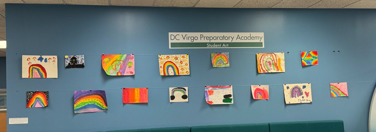 Take a look at our students’ beautiful artwork displayed at @uncw_library. Want a closer look? Visit their children’s section to see it up close. #LearnThriveSoar #LearnThriveROAR