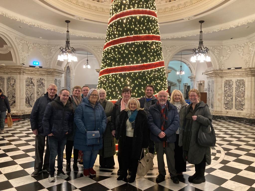 A very enjoyable evening yesterday with the St Matthew’s/St John’s group - visiting an exhibition in <a href="/belfastcc/">Belfast City Council</a> Hall, followed by a meal together afterwards before a very enjoyable meeting with Lord Mayor <a href="/CllrRyanMurphy/">Ryan Murphy</a>.  <a href="/TraceyMcRobert3/">Tracey McRoberts</a> <a href="/shonabell2013/">Rev Shona Bell</a> <a href="/abuliam/">Dr Hedley Abernethy</a> <a href="/corrymeela/">Corrymeela</a>