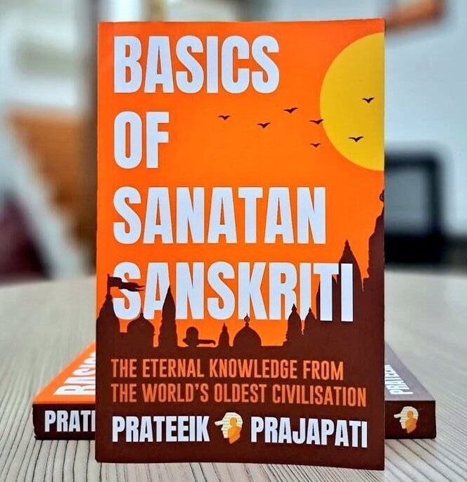 PadhegaIndia_'s tweet photo. #WeekdaysWithPI. Flat 41% Discount.
Presenting the much Acclaimed Book : Basics of Sanatan Sanskriti - The Eternal Knowledge From the World's Oldest Civilisation by Prateeik Prajapati Ji.
#PIRecommends #BuyFromPI
#BookTwitter #JusticeForManish
Order 👉 https://t.co/obpkzm41KZ https://t.co/VGTDqP8lD9