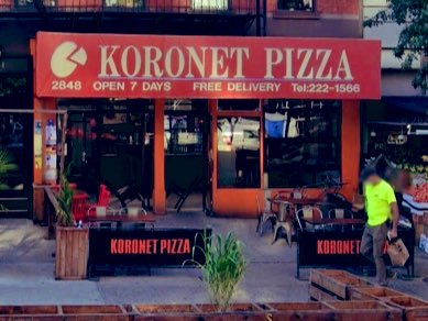 Using only a restaurant, tell us where you went to college.