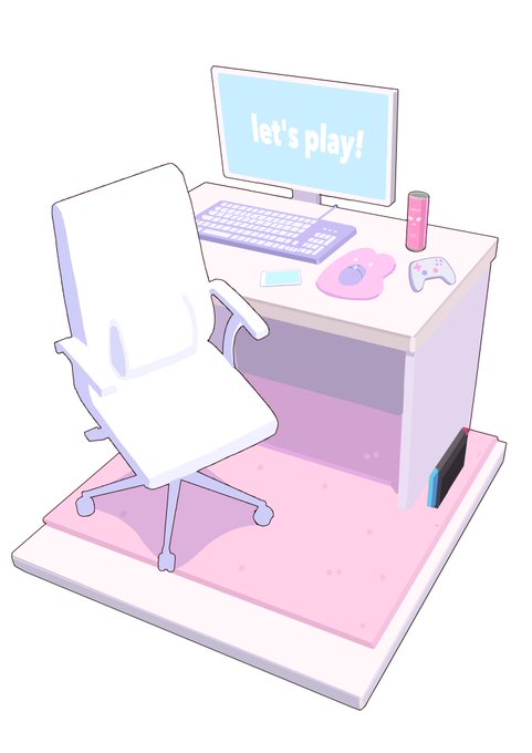 「keyboard (computer) office chair」 illustration images(Latest)