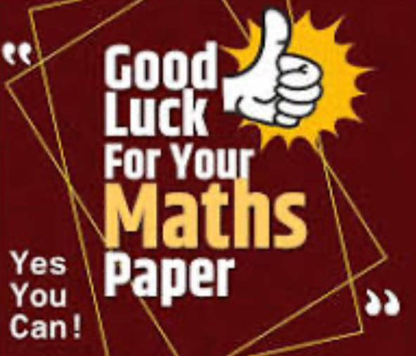 Good luck to all our N5 Maths and Higher maths candidates tomorrow morning, then N5 Apps it’s your turn in the afternoon 🧮🤞