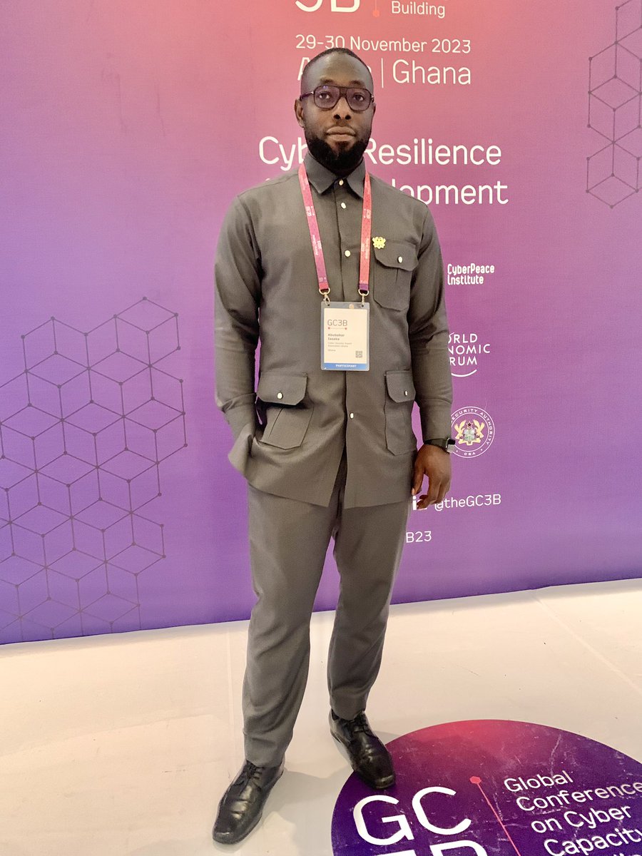Cyber Security Expert Association Ghana (@cyberexpertgh) on Twitter photo The President of <a href="/cyberexpertgh/">Cyber Security Expert Association Ghana</a> today attended the open ceremony of #gc3b23. As an association of cyber security professionals, we believe in building a cyber resilient culture as the theme stipulates. The President of <a href="/cyberexpertgh/">Cyber Security Expert Association Ghana</a> today attended the open ceremony of #gc3b23. As an association of cyber security professionals, we believe in building a cyber resilient culture as the theme stipulates.