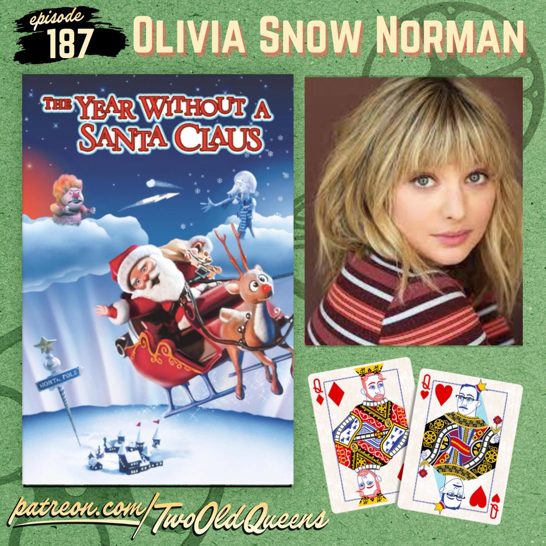 Today!

We go into the depths of hell with our favorite bringer of cinematic coal, Olivia Norman!

We live THE YEAR WITHOUT A SANTA CLAUS and opinions are divided! 

Is it campy fun or felt-covered nonsense? 

Listen at Patreon.com/twooldqueens.