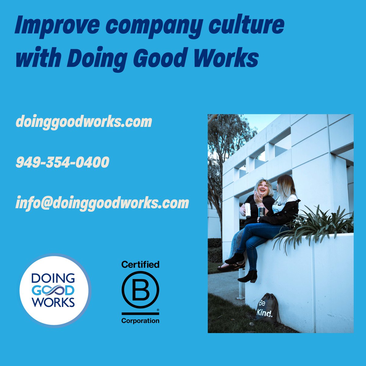 🎯 Company culture has never been so important in creating a thriving business.
➡ Swipe right to discover some of our favorite trending ways to boost company culture as we prepare for 2024! 🎉

#DoGood #PurposeDrivenBusiness #BCorp #CompanyCulture