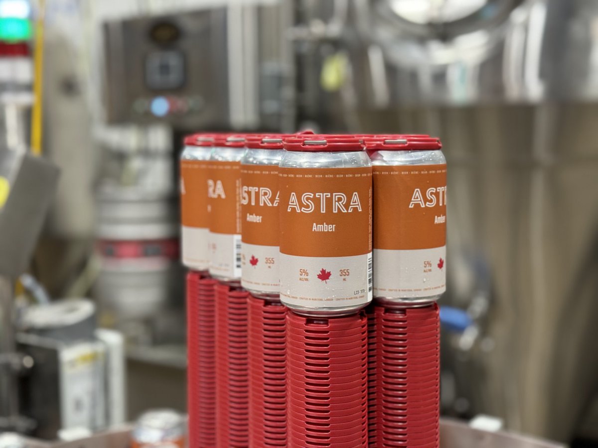 Huzzah!

The new Astra Amber Lager is rolling out, fresh off the canning line.

Same great price as our Premium Lager and cerveza-style Light Lager: $14.25 for 8×355ml (plus tax &amp; deposit)

Find it at <a href="/oxusbrewing/">Oxus Brewing Company</a> taproom or ask for it in your favourite vendors and liquor stores!