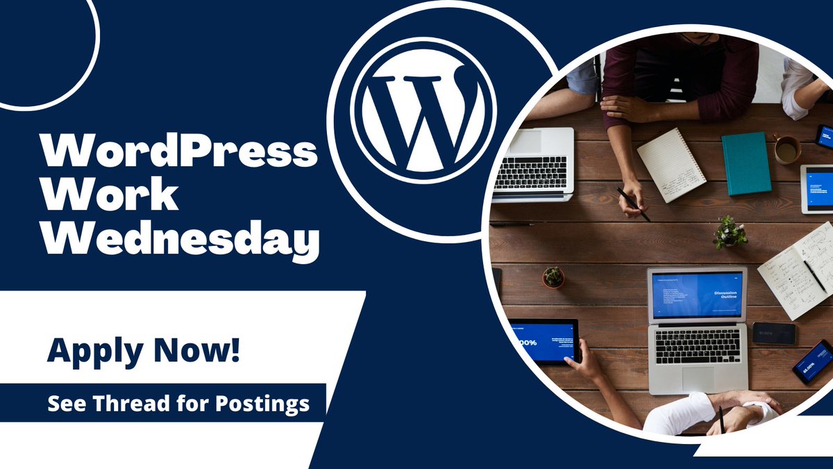 It's Wednesday! Let's help awesome people find awesome jobs in #WordPress.

Comment below with any open positions in your company or that you know about. (I'll list a bunch, too.)

Sponsored by <a href="/ws_form/">WS Form</a>.

Together, we make our community stronger.
#WorkWednesday #WordPressJobs