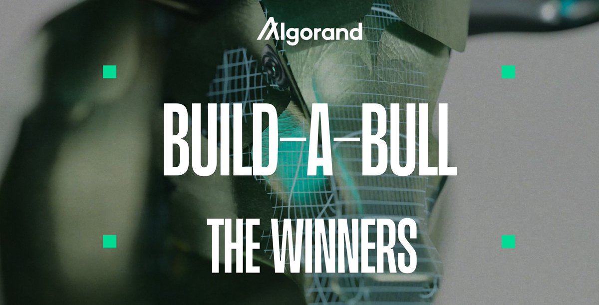🏆 Congrats to the Build-A-Bull Finalists 🏆

After four exciting weeks of building, it’s finally time to announce the winners of the Algorand #BuildABull hackathon!

Many came, but five conquered... 💪

These teams will move on to the Grand Prize Demo Day on December 13th 🧵