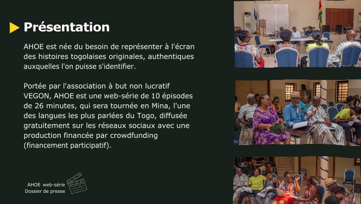 Carine_ATTOLOU's tweet photo. La web série togolaise #AHOE sort ce vendredi 1er décembre à 19h...
Vous savez ce que j'aime déjà dans AHOE ? On y parle le mina avec un brin de français, et notre Julio Tekoh national y joue...😍
@CAGBOLOSSOU je pense que tu vas adorer. https://t.co/qgJwN1tk8A