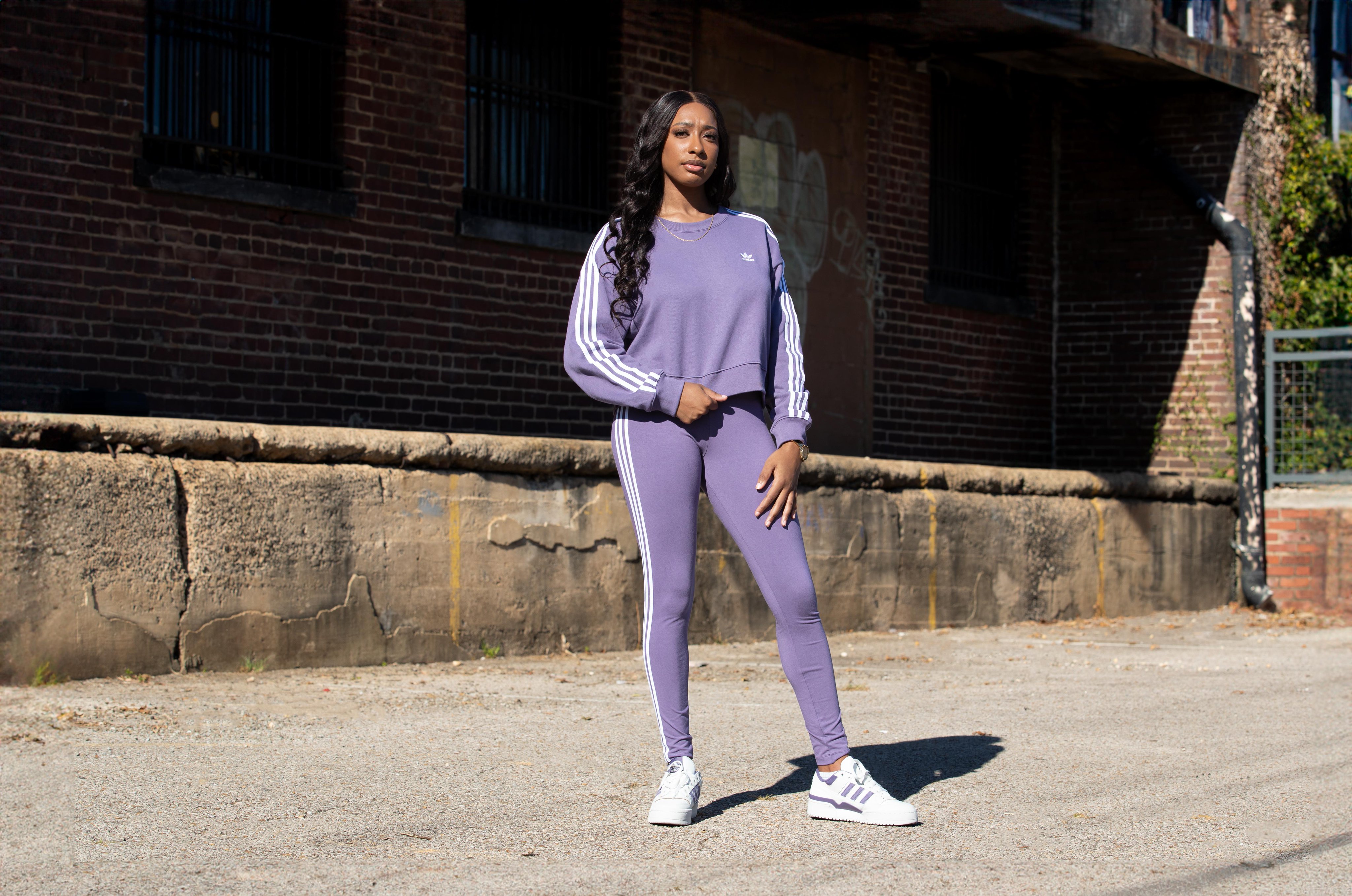 Hibbett on X: Catch eyes in the women's adidas matching violet set 💜😍  #violet #purple #adidas #womens #styledbyhibbett Shop now 🔥    / X