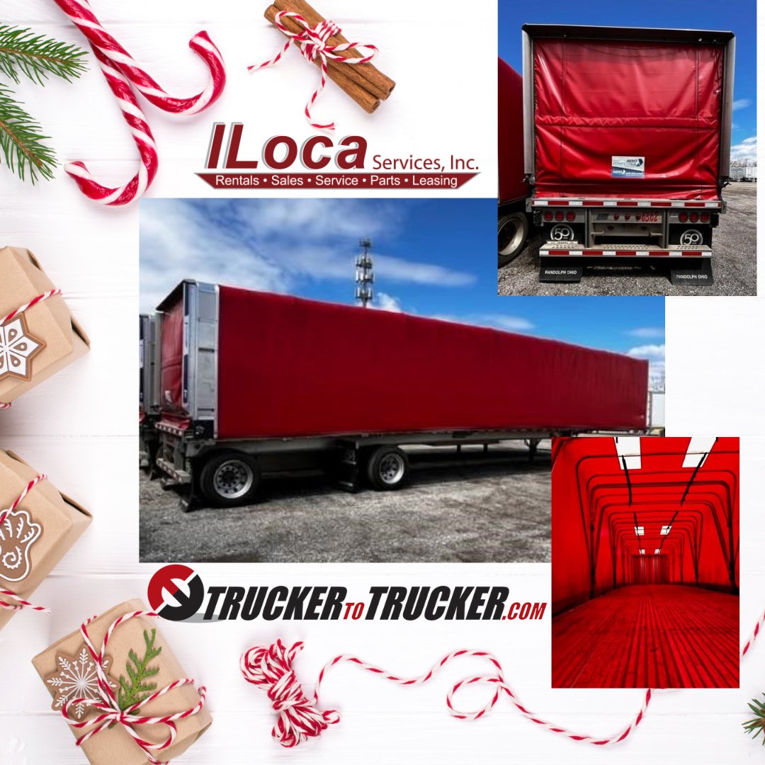 We’re feeling the season 🎅🎁🎀with #iLoca Services.
2019 EAST MFG FLATBED WITH ROLLING TARP is a 48ft x 102in  All Aluminum Flatbed with Aero Conestoga Rolling Tarps. You’ll save money, time and your back. 

🛣️ Check out the listing here: bit.ly/3SWLRWy