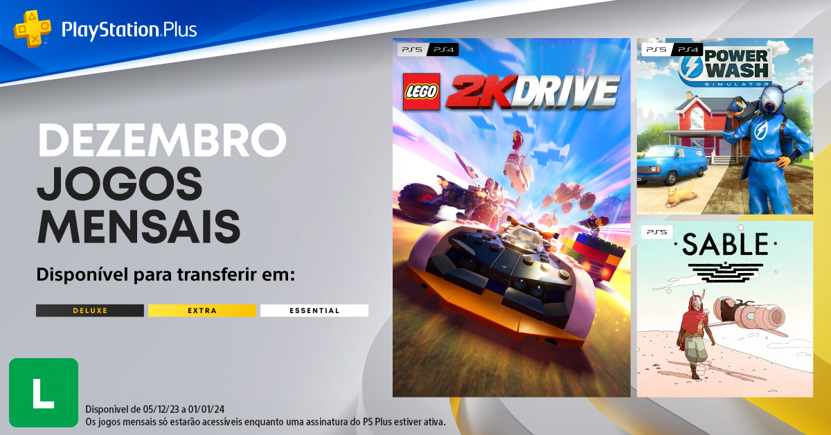 Jogos PS Plus Extra e Deluxe - Fevereiro 23