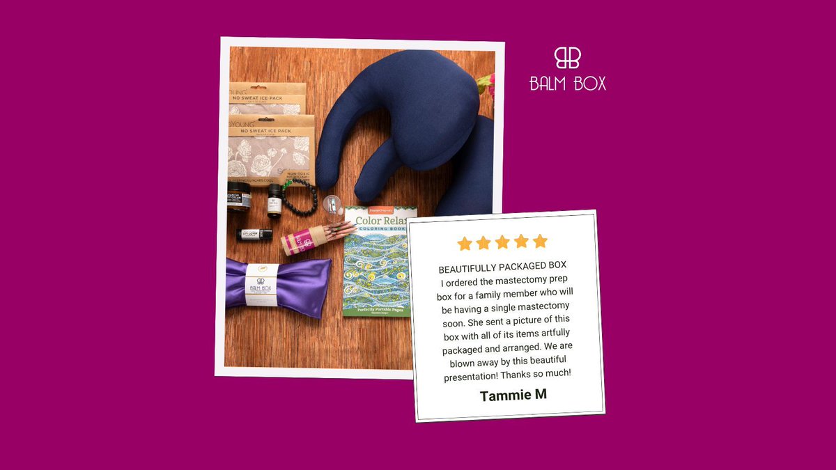 BoxBalm's tweet image. 🌟 Customer Review Alert 🌟

Hey there, lovely people! We're thrilled to share this fantastic review from one of our amazing customers. 😍

We're truly humbled by the love and support we receive from our wonderful customers. 

Shop Mastectomy here: buff.ly/3QxL7Ef