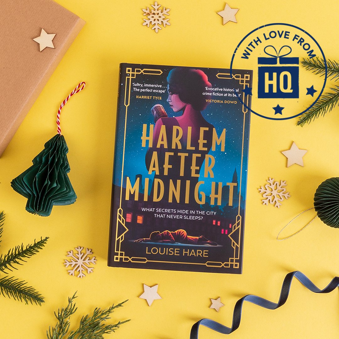 Looking for the perfect gift for someone who loves an atmospheric murder mystery, all things 1930s New York, and a bit of glitz and glamour? Pick them up a copy Harlem After Midnight by @LouRHare ✨ The perfect gift comes with love from HQ 🎁 ➡️amzn.to/43hxjlO