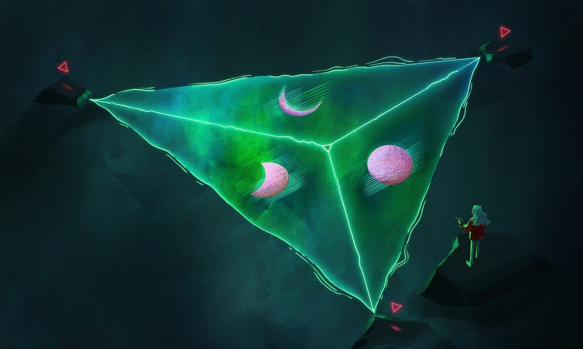 Some very cool portal concept art our team did for OXENFREE II: Lost Signals. 🔺