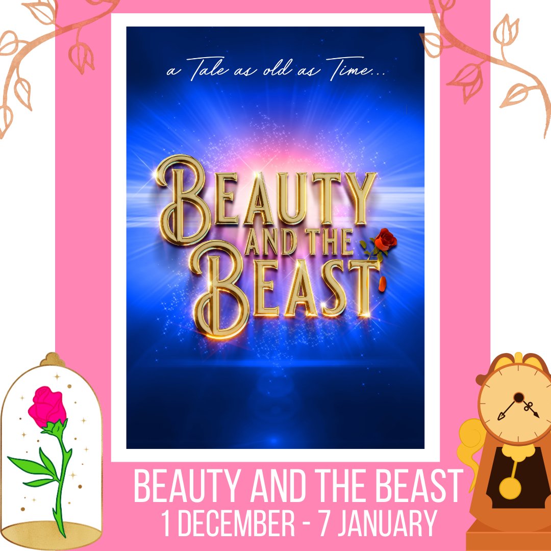 🌹✨ Only 2 days until the enchantment begins! 🌹✨ Beauty and the Beast is almost here! Don't miss your chance to experience the magic. Secure your tickets now! 🎟️bit.ly/3YaBDlR