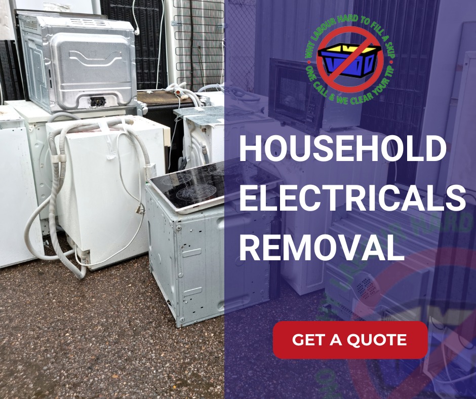 humpitanddumpit's tweet photo. Hump It &amp; Dump It has got you covered with all your household electrical clearance needs! We make it easy to get rid of those outdated gadgets and make room for new ones ♻👍

Call Chris on 07976 943690 for a FREE quote!

#darlington #stocktonontees #middlesbrough #rubbishremoval https://t.co/dv8ecXBh5o