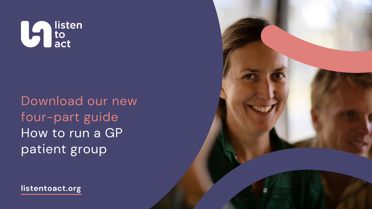 Ingredients of a successful patient group...

A practice patient group must have six essential elements to be effective and sustainable. 

Find out what they are by downloading the guide: ow.ly/3fbV50QczTY

#PPG #patientgroup #primarycare #patientengagement #GP