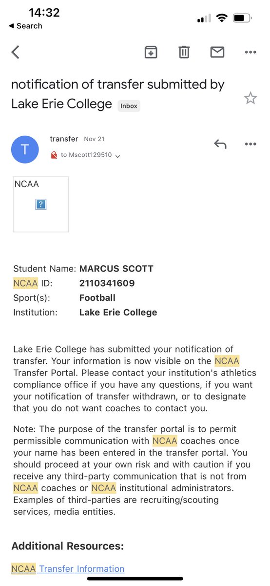 Marcuspzo's tweet photo. I am officially entering into the transfer portal with 3 years of eligibility. Recruitment is 100% open. Film  Below!! 6’3 220 TE/ATH https://t.co/xImHsQBEQt