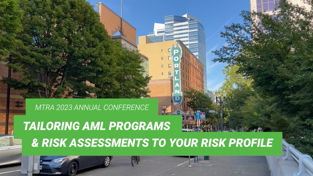 Join part two of our sit-down with compliance attorney Joseph Cutler, Firmwide Chair Fintech Industry Group, of Perkins Coie LLP at MTRA 2023. Joseph discusses the importance of tailoring an AML program and risk assessment to an organization's risk profile youtu.be/ercjq-hryCE