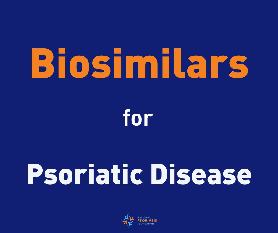 Have you been switched to a #biosimilar? With new treatments hitting the market we created a resource center to help answer all of your questions about biologics and biosimilars. Head to our website to learn more.psoriasis.org/biosimilars/