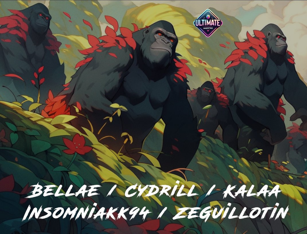 Les Monkeys sortent de la Jungle pour tenter de se qualifier au Main Event de <a href="/Un33dTFT/">🎲 Un33d</a> et <a href="/TFT_France/">Teamfight Tactics France</a> ! 🫡

512 sélectionnés aux départs, il n'en restera que 16..

🦍- <a href="/vinz_bella/">bellae</a> 
🦍- <a href="/cydrillI/">Cydrill</a> 
🦍- <a href="/Kalaa_hots/">Kalaa</a> 
🦍- <a href="/Insomniakk94/">@USMinsomniakk94</a> 
🦍- <a href="/USMZeGuillotin/">USM ZeGuillotin</a> 

Be Smart, Be Monkey 🔥
