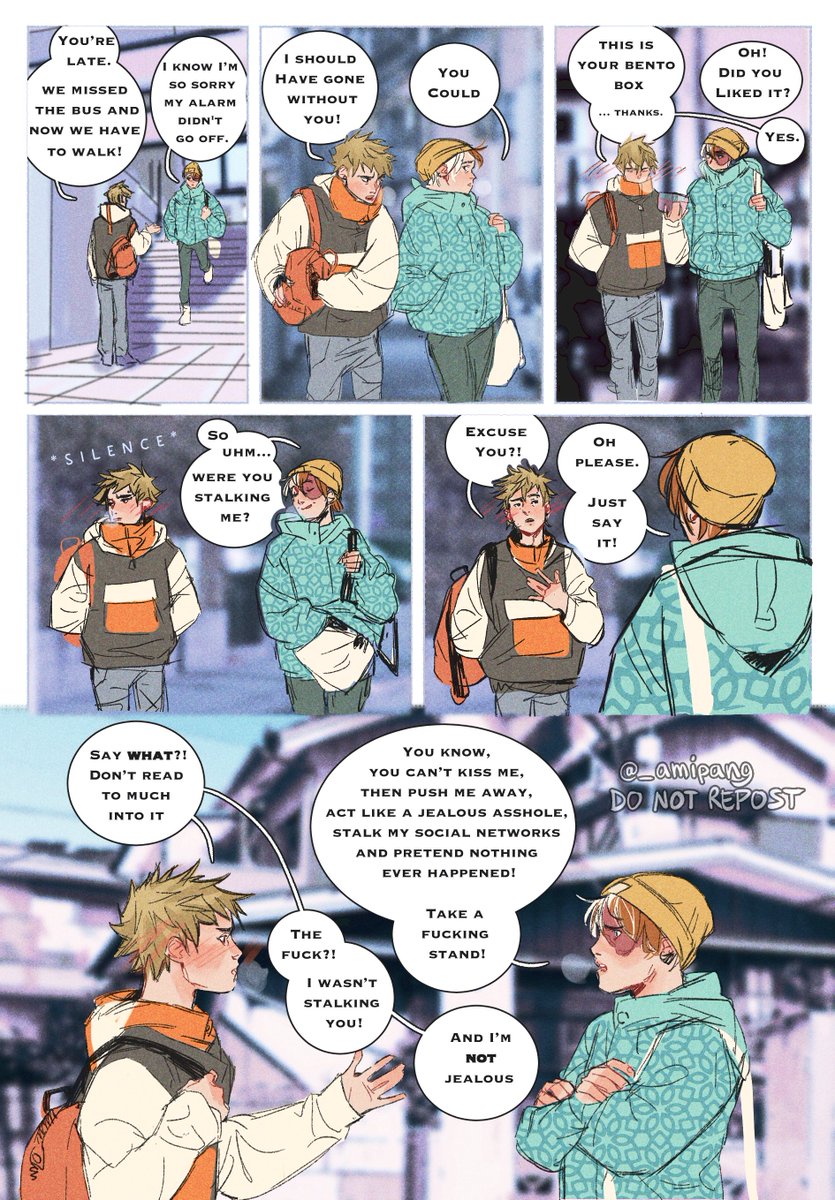 ~Dull Knives ~
Page 36
Baby it’s cold outside heh ❄️ 
#tdbk #todobaku