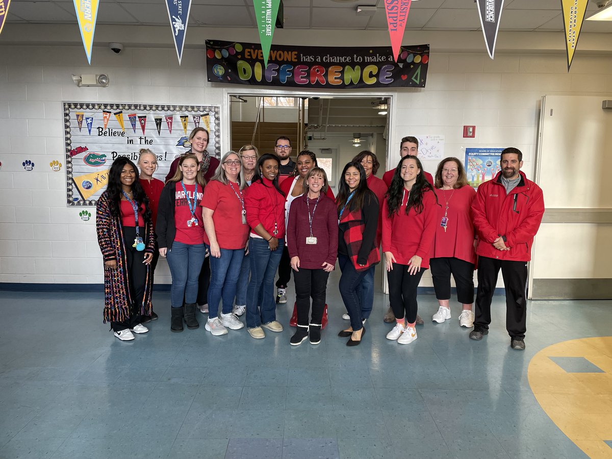 New Town Elementary is #RedForED! <a href="/BaltCoPS/">Baltimore County Public Schools</a>