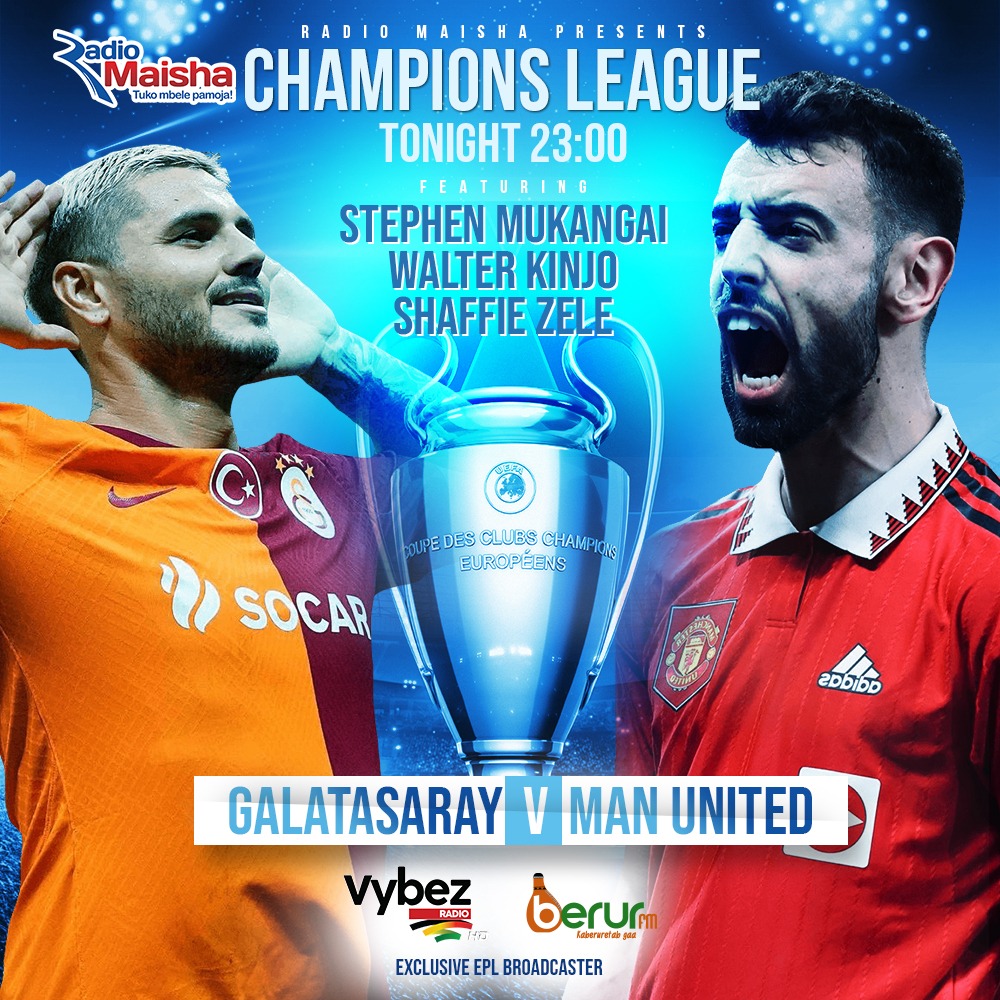 Stephen Mukangai (@smukangai) on Twitter photo Galatasaray vs Manchester United live on <a href="/radiomaisha/">Radio Maisha</a> . Unategea ukiwa wapi mtu wangu?
If you are tuned repost π Galatasaray vs Manchester United live on <a href="/radiomaisha/">Radio Maisha</a> . Unategea ukiwa wapi mtu wangu?
If you are tuned repost π