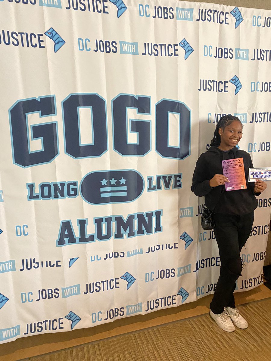 MissKelsye's tweet photo. First stop! A word from the wonderful students at HD WOODSON!
This what I’m doing for the cubs, hbu?
Thank you TOB for coming along with @LongLiveGoGo & @DCJWJ for the Turn Up The Wage School Tour. ⚡️
#longlivegogo #DCStatehood https://t.co/mP6xpFnkUx