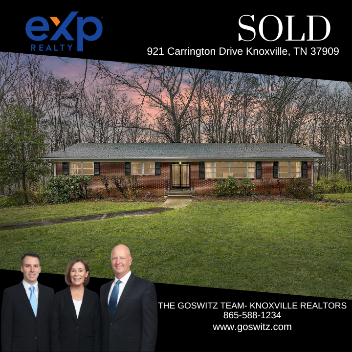 Sold in West Hills! Call us today to get your house sold in the Knoxville, TN area! 865-588-1234
#KnoxvilleRealtors #Knoxvillerealestate #knoxvillerealestateagents