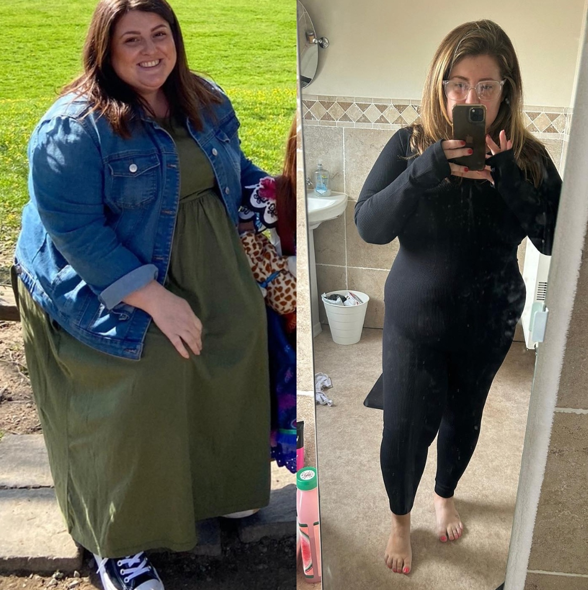REPOST @sleevinglau 'August VS October...Still a long way to go, but the progress makes me so happy!' Well done Laura, keep going 💪 you've got this 🎉 #GivingBackLives⁠ ⁠ Get in touch to start your weight loss journey with Tonic today, Our friendly team are here for you 🤗
